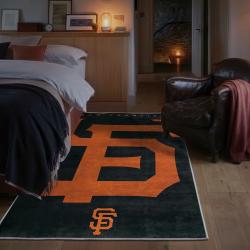 mlb san francisco giants area rug non slip baseball carpet home decor gift idea for fans bedroom sfg116