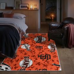 mlb san francisco giants area rug non slip baseball carpet home decor gift idea for fans bedroom sfg121
