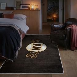 mlb san francisco giants area rug non slip baseball carpet home decor gift idea for fans bedroom sfg13