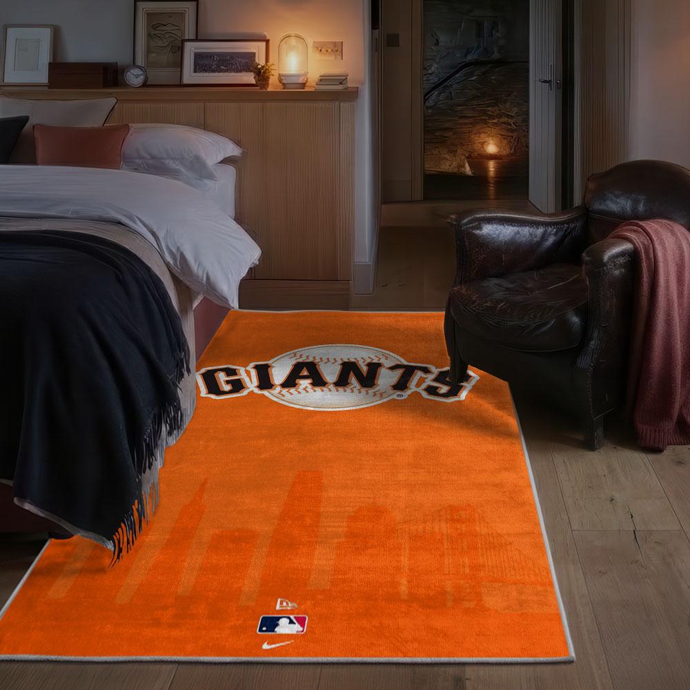 MLB San Francisco Giants Area Rug Non-Slip Baseball Carpet Home Decor Gift Idea For Fans SFG136 1 mlb san francisco giants area rug non slip baseball carpet home decor gift idea for fans bedroom sfg136