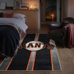 mlb san francisco giants area rug non slip baseball carpet home decor gift idea for fans bedroom sfg139