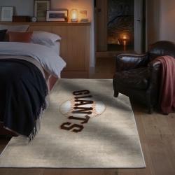 mlb san francisco giants area rug non slip baseball carpet home decor gift idea for fans bedroom sfg141