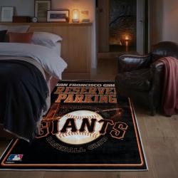 mlb san francisco giants area rug non slip baseball carpet home decor gift idea for fans bedroom sfg146