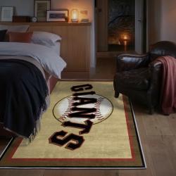 mlb san francisco giants area rug non slip baseball carpet home decor gift idea for fans bedroom sfg149