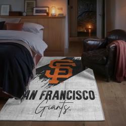 mlb san francisco giants area rug non slip baseball carpet home decor gift idea for fans bedroom sfg164