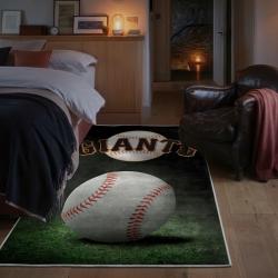 mlb san francisco giants area rug non slip baseball carpet home decor gift idea for fans bedroom sfg18