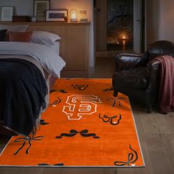 mlb san francisco giants area rug non slip baseball carpet home decor gift idea for fans bedroom sfg184