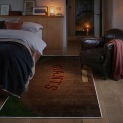 mlb san francisco giants area rug non slip baseball carpet home decor gift idea for fans bedroom sfg187