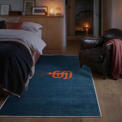 mlb san francisco giants area rug non slip baseball carpet home decor gift idea for fans bedroom sfg190