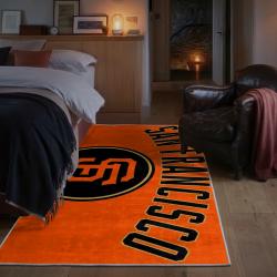 mlb san francisco giants area rug non slip baseball carpet home decor gift idea for fans bedroom sfg191
