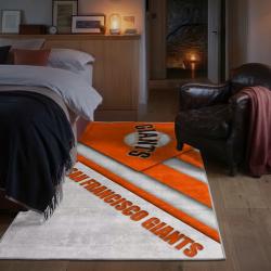 mlb san francisco giants area rug non slip baseball carpet home decor gift idea for fans bedroom sfg194