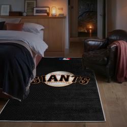 mlb san francisco giants area rug non slip baseball carpet home decor gift idea for fans bedroom sfg2