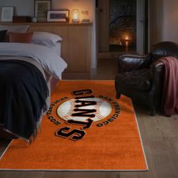 mlb san francisco giants area rug non slip baseball carpet home decor gift idea for fans bedroom sfg200