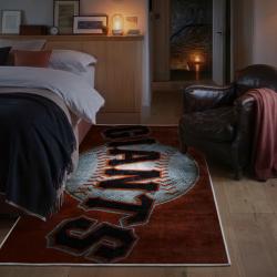 mlb san francisco giants area rug non slip baseball carpet home decor gift idea for fans bedroom sfg201