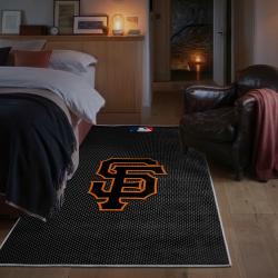 mlb san francisco giants area rug non slip baseball carpet home decor gift idea for fans bedroom sfg25