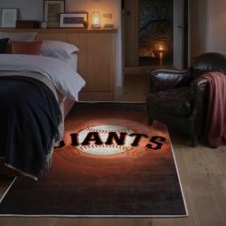 mlb san francisco giants area rug non slip baseball carpet home decor gift idea for fans bedroom sfg26