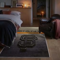 mlb san francisco giants area rug non slip baseball carpet home decor gift idea for fans bedroom sfg31