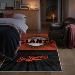 mlb san francisco giants area rug non slip baseball carpet home decor gift idea for fans bedroom sfg32