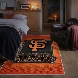 mlb san francisco giants area rug non slip baseball carpet home decor gift idea for fans bedroom sfg35
