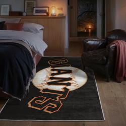 mlb san francisco giants area rug non slip baseball carpet home decor gift idea for fans bedroom sfg38