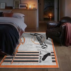 mlb san francisco giants area rug non slip baseball carpet home decor gift idea for fans bedroom sfg4