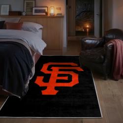 mlb san francisco giants area rug non slip baseball carpet home decor gift idea for fans bedroom sfg42