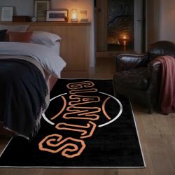 mlb san francisco giants area rug non slip baseball carpet home decor gift idea for fans bedroom sfg45