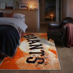 mlb san francisco giants area rug non slip baseball carpet home decor gift idea for fans bedroom sfg46
