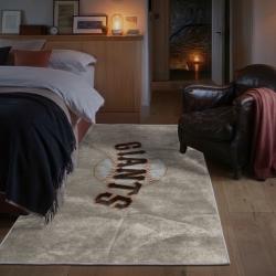 mlb san francisco giants area rug non slip baseball carpet home decor gift idea for fans bedroom sfg49