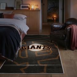 mlb san francisco giants area rug non slip baseball carpet home decor gift idea for fans bedroom sfg5