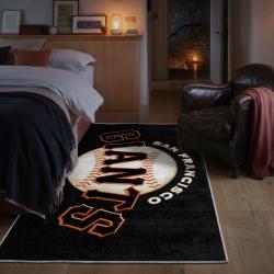 mlb san francisco giants area rug non slip baseball carpet home decor gift idea for fans bedroom sfg50