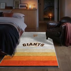 mlb san francisco giants area rug non slip baseball carpet home decor gift idea for fans bedroom sfg6
