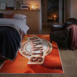 mlb san francisco giants area rug non slip baseball carpet home decor gift idea for fans bedroom sfg60