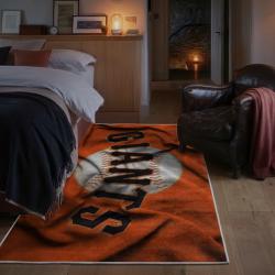 mlb san francisco giants area rug non slip baseball carpet home decor gift idea for fans bedroom sfg68