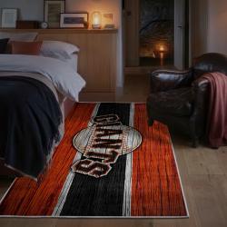 mlb san francisco giants area rug non slip baseball carpet home decor gift idea for fans bedroom sfg7