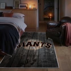 mlb san francisco giants area rug non slip baseball carpet home decor gift idea for fans bedroom sfg72