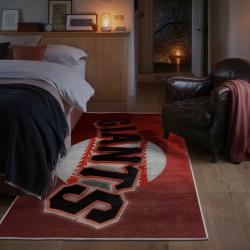 mlb san francisco giants area rug non slip baseball carpet home decor gift idea for fans bedroom sfg80