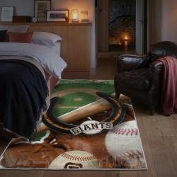 mlb san francisco giants area rug non slip baseball carpet home decor gift idea for fans bedroom sfg81