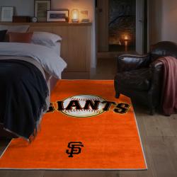mlb san francisco giants area rug non slip baseball carpet home decor gift idea for fans bedroom sfg9