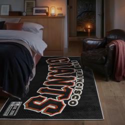 mlb san francisco giants area rug non slip baseball carpet home decor gift idea for fans bedroom sfg92