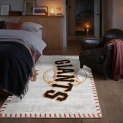 mlb san francisco giants area rug non slip baseball carpet home decor gift idea for fans bedroom sfg93