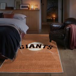 mlb san francisco giants area rug non slip baseball carpet home decor gift idea for fans bedroom sfg98