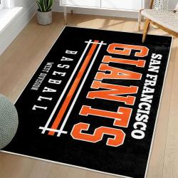 MLB San Francisco Giants Area Rug Non-Slip Baseball Carpet Home Decor Gift Idea For Fans SFG110