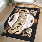 mlb san francisco giants area rug non slip baseball carpet home decor gift idea for fans living room sfg113