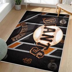 MLB San Francisco Giants Area Rug Non-Slip Baseball Carpet Home Decor Gift Idea For Fans SFG117