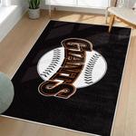 mlb san francisco giants area rug non slip baseball carpet home decor gift idea for fans living room sfg118