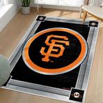 mlb san francisco giants area rug non slip baseball carpet home decor gift idea for fans living room sfg12