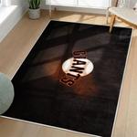 mlb san francisco giants area rug non slip baseball carpet home decor gift idea for fans living room sfg135