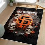 mlb san francisco giants area rug non slip baseball carpet home decor gift idea for fans living room sfg138