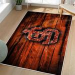 mlb san francisco giants area rug non slip baseball carpet home decor gift idea for fans living room sfg147